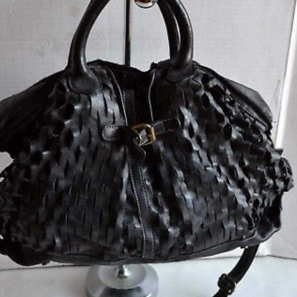 Costanza Rota Made In Italy Leather Satchel New - Picture 7 of 7